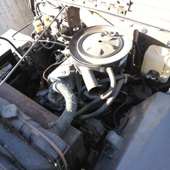 レストアベース　書類付　三菱ジープ　J52型　エンジン実働　Japanese onry!の画像