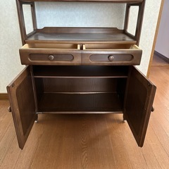 karimoku カリモク家具 電話台 キャビネット 収納棚の画像
