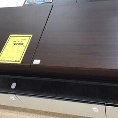 【A411】収納テーブル ブラウン 幅120cm×奥行50cm×...