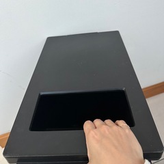 ゴミ箱45L 黒×シルバーの画像