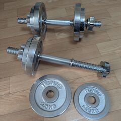 着脱式ダンベル　2セット　の画像