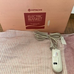 日立　電気毛布　シングルサイズの画像