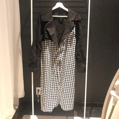 【新品】千鳥柄コートの画像
