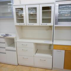 お値下げしました！★ジモティ割あり★  レンジボード 白 H180×D42×W104.5 クリーニング済み OJ7566