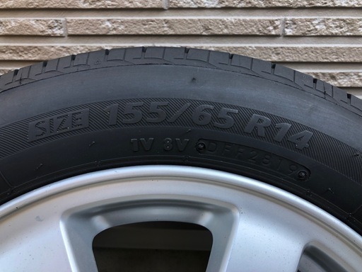 155/65R14 BSネクストリー　ダイハツ純正ホイール付
　　　　