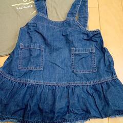 100cm Tシャツ（コムサ）&オーバースカート（SLAPSLIP）の画像