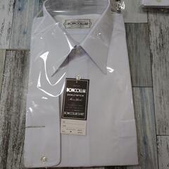 新品　訳あり　ワイシャツ　カッターシャツ　長袖　白　40-78