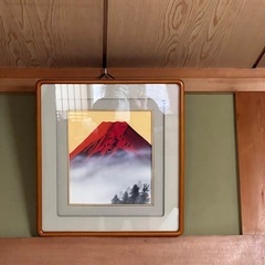 赤富士の絵画