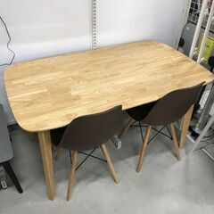 ★ジモティ割あり★ダイニングセット4人用 木製 ナチュラル W(...