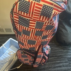 アメリカ国旗のゴルフバック