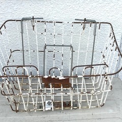 スーパーカブから取り外したフロントカゴです