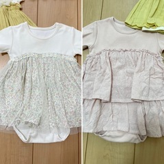 【終了𖤐】〈41〉一部訳あり⚠︎　ベビー服　70〜80　3点セット　の画像