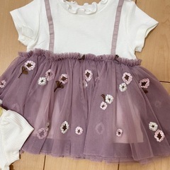 【終了𖤐】〈41〉一部訳あり⚠︎　ベビー服　70〜80　3点セット　の画像