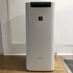 SHARP シャープ 加湿空気清浄機 高濃度 プラズマクラスター25000 イオン スリム コンパクト KI-PS40-W ホワイト 2021年製 家電の画像
