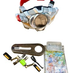 🚴‍♀️へんしんバイク➕変身ベルトセット Henshin Bike 子供用自転車 自転車　グリーン【中古美品】　の画像