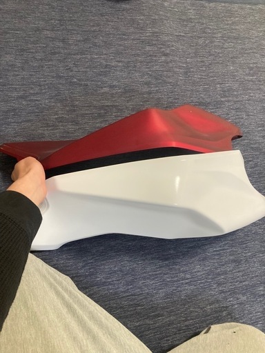 CB250R HONDA シルバー タンクカバー BAGSTER】 CB250Rに合皮製タンクカバー装着、クラシック感が