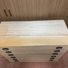 売却済み 総桐着物タンス 抽斗 6杯 