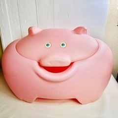 【廃盤】リトルタイクスのブタのおもちゃ箱　