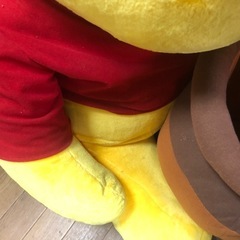 大きなくまのプーさんぬいぐるみ　特大サイズ  の画像