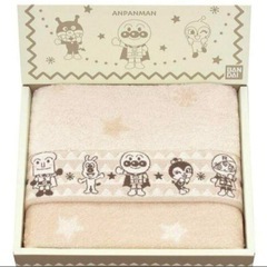 ☆新品☆アンパンマンアースカラータオルギフト フェイスタオル