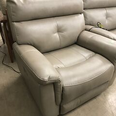 【ジャングルジャングル石津店】マナベインテリア 電動1人用ソファー USBポート レザー オシャレ 堺市 石津の画像