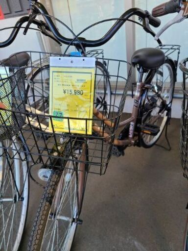 J6597　シティサイクル　Sixtyone　モカ　27インチ　ダイナモライト　★店頭にて試乗可★ 簡易クリーニング済　【リユースのサカイ柏店】　 中古自転車 　流山市  松戸市 我孫子市 鎌ヶ谷市 船橋市 守谷市 取手市