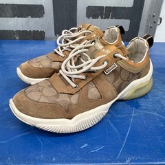 COACH ブラウン スニーカー