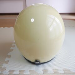ジェットヘルメット ベージュ フリーサイズ スモークシールド付属 中古品の画像