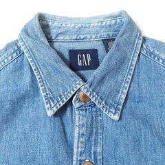 OLD GAP Denim Shirt デニムシャツ ギャップ デニムシャツ Lサイズの画像