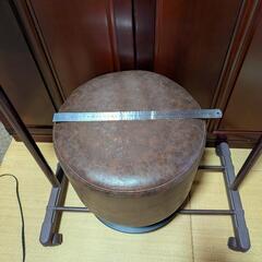 丸椅子スツール 革張りの画像