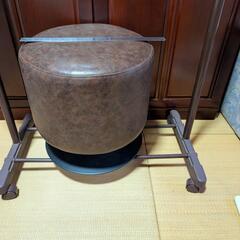 丸椅子スツール 革張りの画像