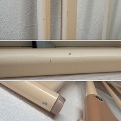 ベビーゲート①　Croomy　延長フレームあり　2段階ロック　まだまだ使用できます！【小傷あり】の画像