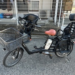 電動アシスト自転車　子供2人のせ　パナソニック　変速あり　