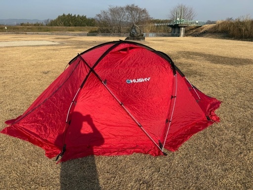 husky テント 赤 HUSKY FIGHTER 3-4 テント 3-4人用 レッド HUSKY