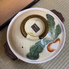 素山　鍋🍲手がき四陶造　25cm　　の画像