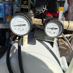EARTH MAN  高儀 静音オイルレス エアーコンプレッサー 25L ACP-150SL　100v 平成25年式　ジャンク品の画像