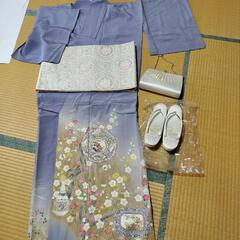色留袖＋帯＋バック＋草履の画像
