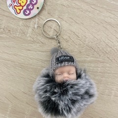 ふわふわ　BABY キーホルダー の画像