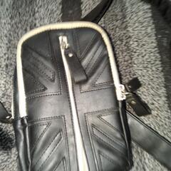 取引中 男女兼用 ショルダーバッグ ブラック