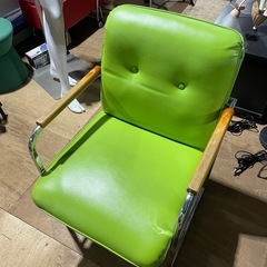 【岐阜市六条無料で引き渡し】チェア　570×600×730 グリ...
