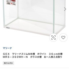 GEX アクリル水槽 定価3000円位 オマケつきの画像