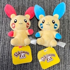 【新品・タグ付き】ポケモンセンター ★ プラスル＆マイナン ぬいぐるみ 人気の画像
