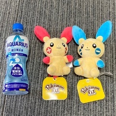 【新品・タグ付き】ポケモンセンター ★ プラスル＆マイナン ぬいぐるみ 人気の画像