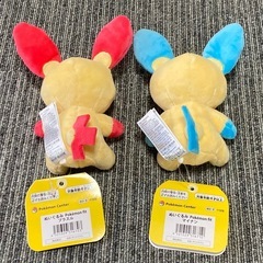 【新品・タグ付き】ポケモンセンター ★ プラスル＆マイナン ぬいぐるみ 人気の画像