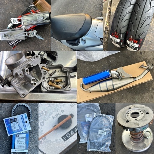 ⭐️ZZ.2ストモデル⭐️マフラー・前後タイヤ・ドライブベルト・シート