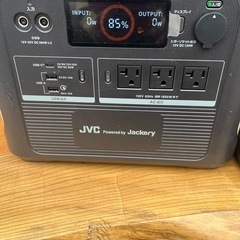 JVC powered by jackery 100v 1800wポータブル電源の画像