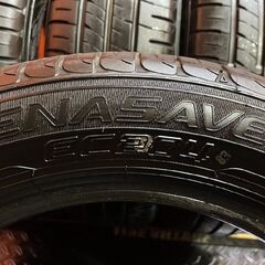 DUNLOP ENASAVE EC204 165/60R14 14インチ 夏タイヤ 4本 バリ溝 エブリイワゴン タウンボックス スクラム等　(KTF180)の画像