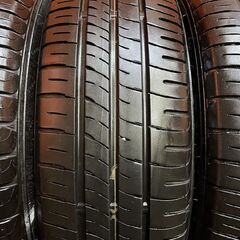 DUNLOP ENASAVE EC204 165/60R14 14インチ 夏タイヤ 4本 バリ溝 エブリイワゴン タウンボックス スクラム等　(KTF180)の画像
