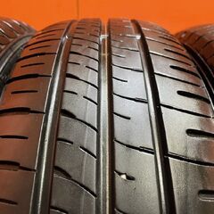 DUNLOP ENASAVE EC204 165/60R14 14インチ 夏タイヤ 4本 バリ溝 エブリイワゴン タウンボックス スクラム等　(KTF180)の画像