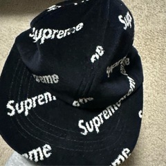 Supreme ロゴキャップ 黒
